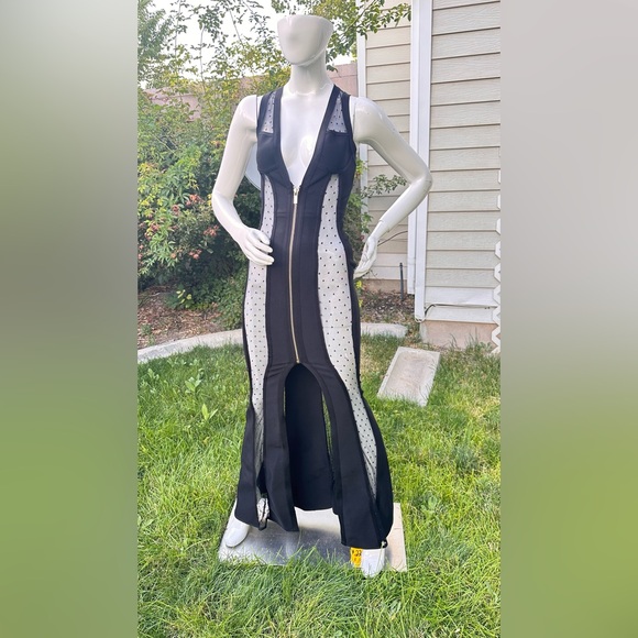 House of CB Black Plunge Sleeveless Bodycon Dress - Picture 5 of 13